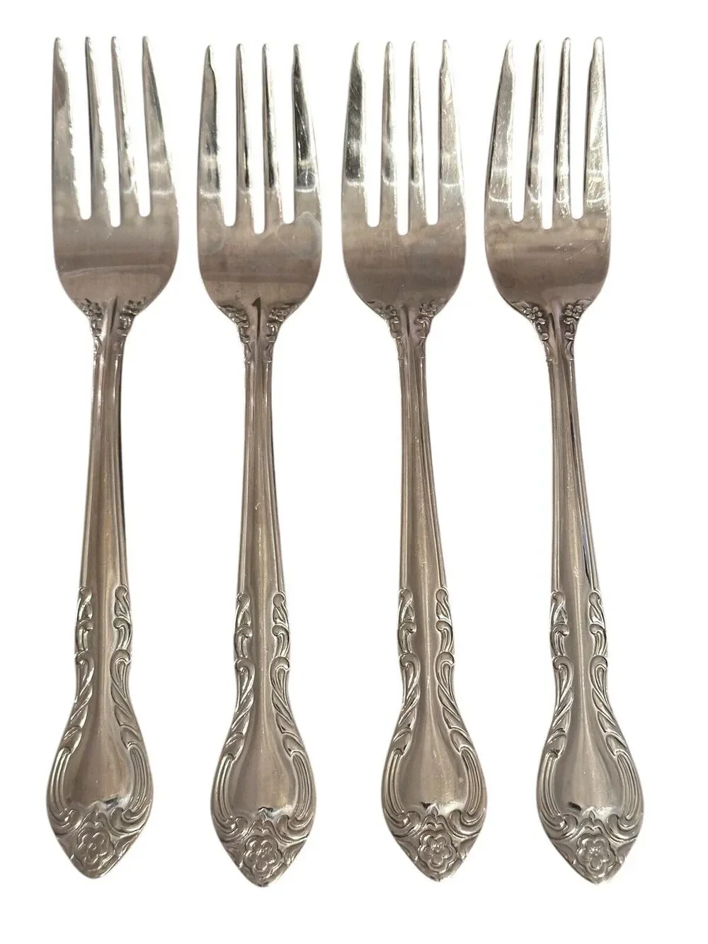 4 RSVP 18/10 RETIRED 2007 Flatware Sophie Salad Fork Vintage Replacement
